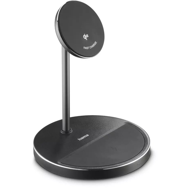 Hama 00201738 nabíjačka na PDA a mobilné telefóny Slúchadlá, Smartfón Čierna USB Bezdrôtové nabíjanie Rýchle nabíjanie Vnútorný