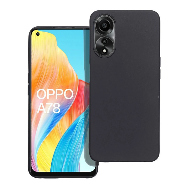 Oppo A78 5G készülékhez tok matt fekete