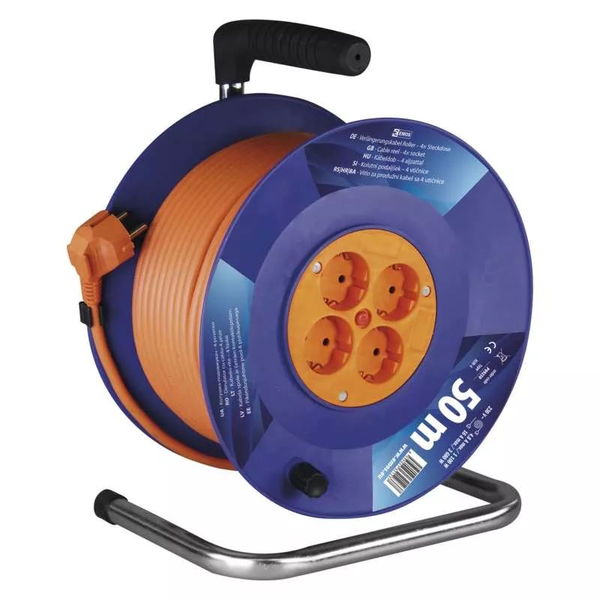 Emos Profesionální kabelový buben, 50 m kabel se 4