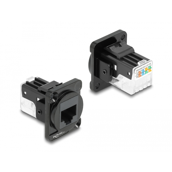 DELOCK D-Typ Modul RJ45 Cat.6A Buchse zu LSA