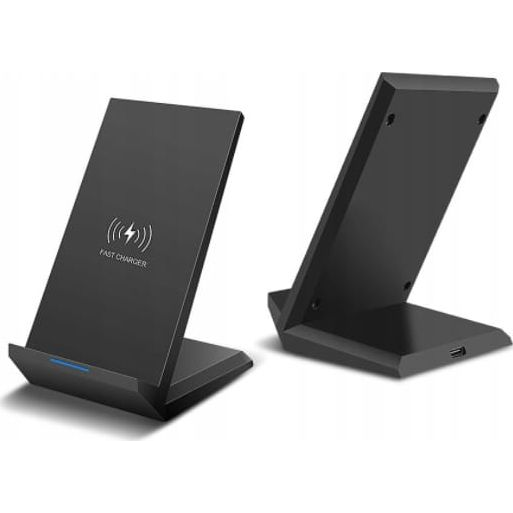 Zenwire A3 brezžični polnilec/stojalo Qi 15W Fast Charge USB-C, črn, z USB-C kablom 1 m
