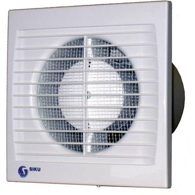 Siku 125 S Silenta elszívó ventilátor Fali 148 m³/h 2400 RPM Fehér