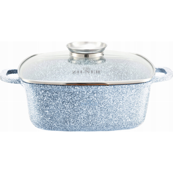 Lonec za pečenje KVADRATNI LONEC 3,5L 22cm ZILNER SIVA ZL-7058