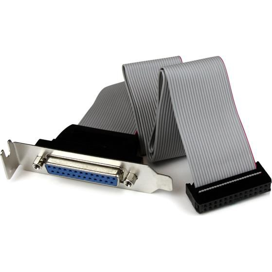 StarTech.com DB25 (F) - IDC26 DB-25 25 pin D-Sub IDC 26 pin Motherboard Header Grijs