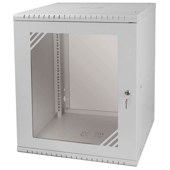 Stalflex 12U fali rack szekrény 19" 600mm szürke (RC19-12U-600GG) (RC19-12U-600GG)