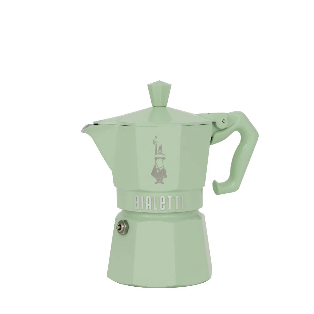 Bialetti Moka Exclusive 3 személyes kávéfőző zöld (9057) (bialetti9057)