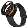 Рамка за Samsung Galaxy Watch 5 eSIM 40mm (SM-R905) / Galaxy Watch 4 eSIM 40mm (SM-R865) / Galaxy Watch 4 40mm (SM-R860) Spigen, liquid air silicone (средна устойчивост на удар, наследник на acs03139) черен, ACS05396