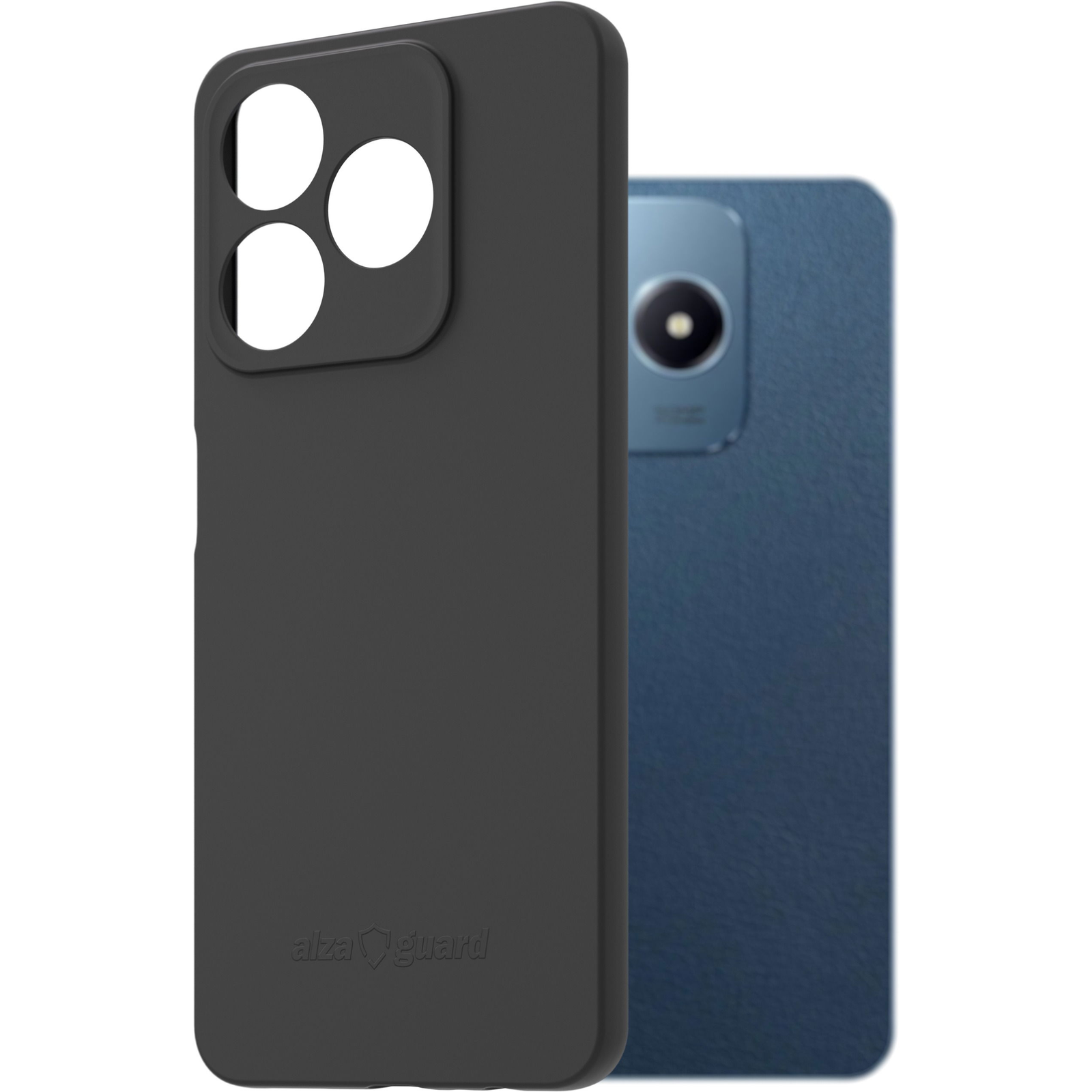 AlzaGuard Matte TPU Case Realme C63 4G fekete tok (AGD-PCT435B)