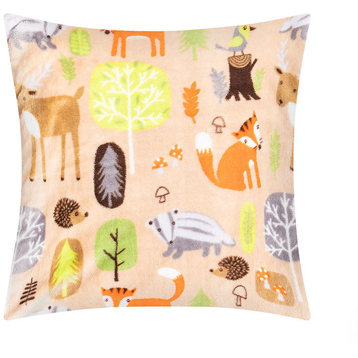 BELLATEX Ellík párna, 35 × 40 7023/133, erdei állatok (13433)