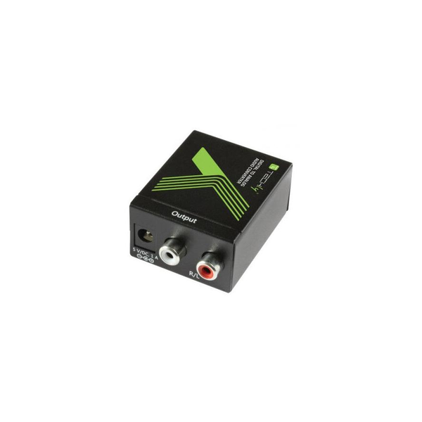 Techly IDATA SPDIF-3 csatlakozó átlakító Multiconnection RCA Fekete