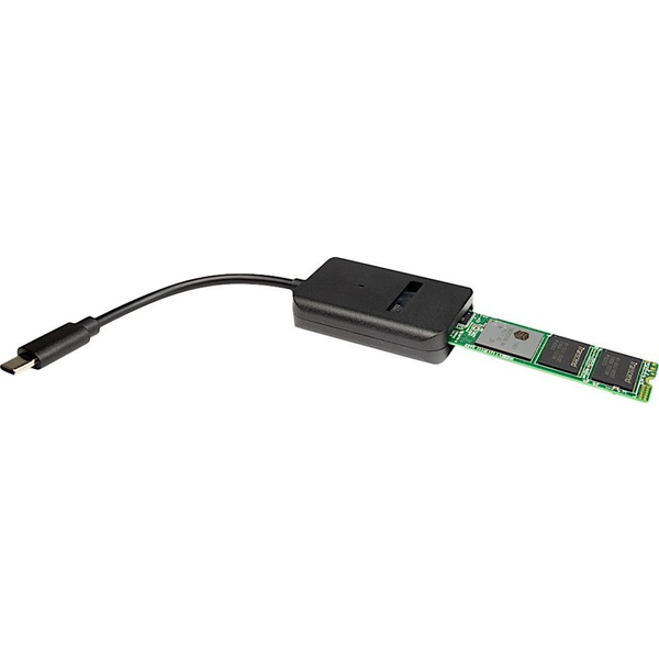 Adapter M.2 NVMe/SATA (F) --> USB 3.2-C (M) Inter-Tech