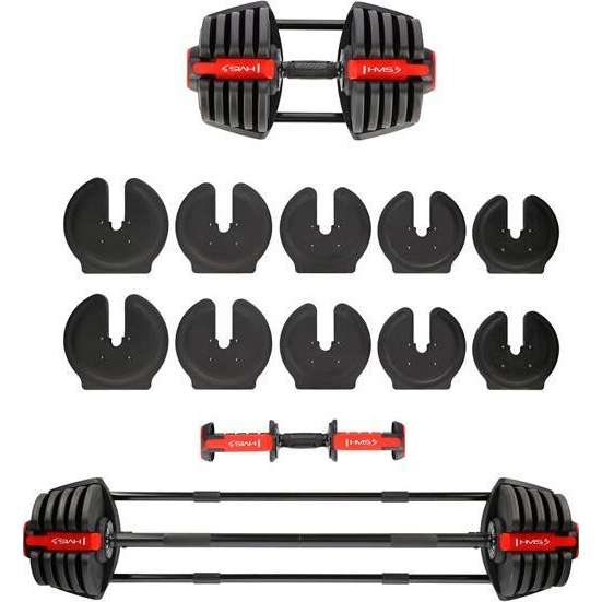 Hms Sgr40 Pro Set 2en1 Juego De Barra Ajustable 43.5kg