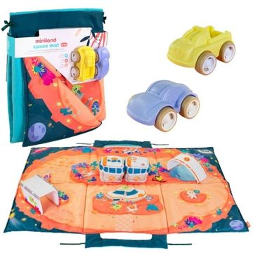 Miniland: Világűr játszószőnyeg 3D elemekkel, 105 x 70 cm (75007) (75007)