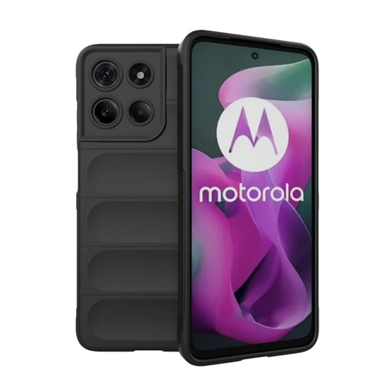 Gigapack szilikon tok 3D minta Motorola Moto G15 fekete
