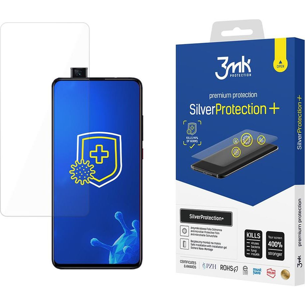 Защитно фолио 3MK, Antimicrobial, Silver Protection +, За Xiaomi Mi 9T/9T Pro