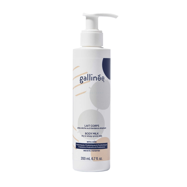 Gallinee, Body Care, Prebiotics & Probiotics & Postbiotics, Hydrating, Body Milk, 200 ml