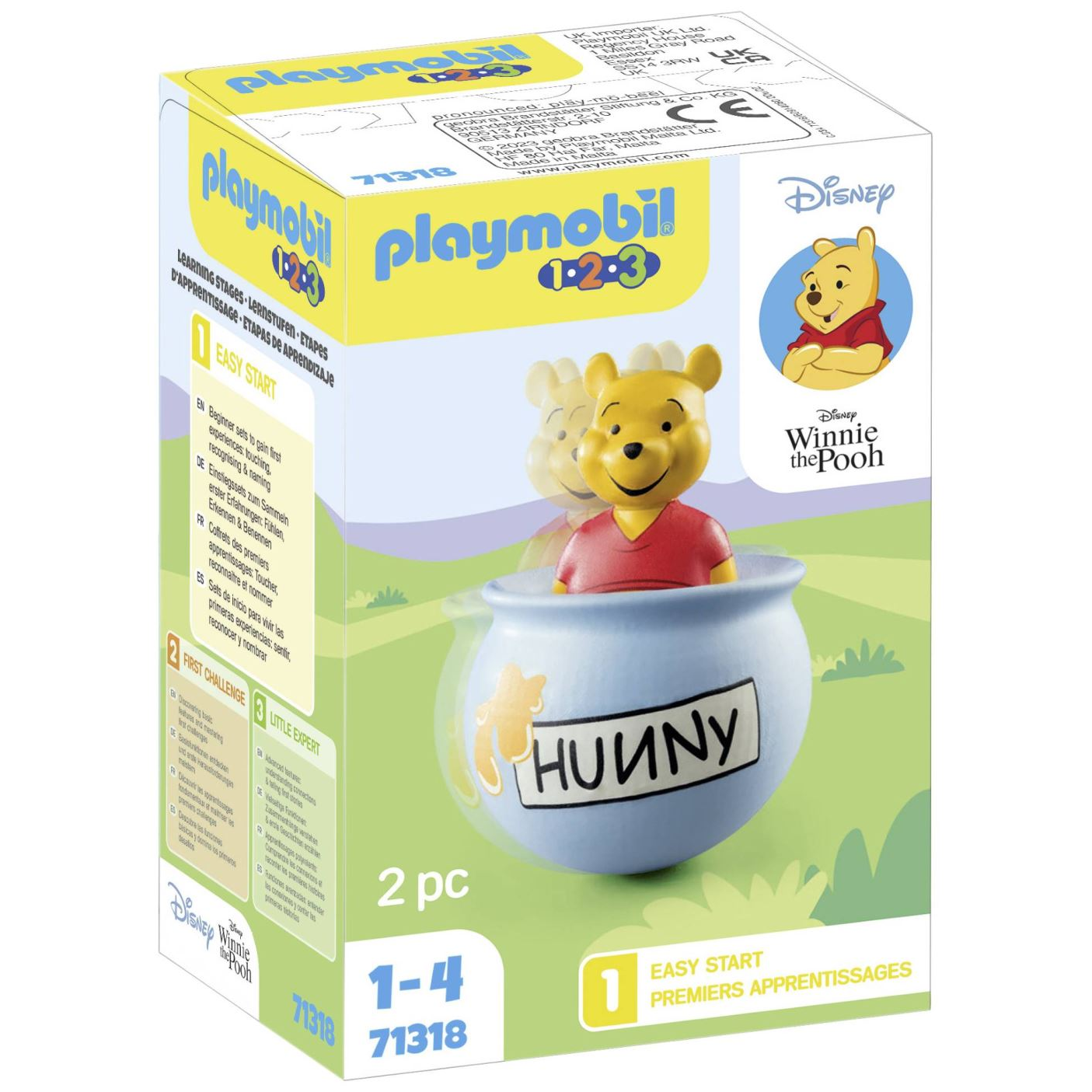 Playmobil 1.2.3: Disney - Micimackó mézes edény (71318) (p71318)