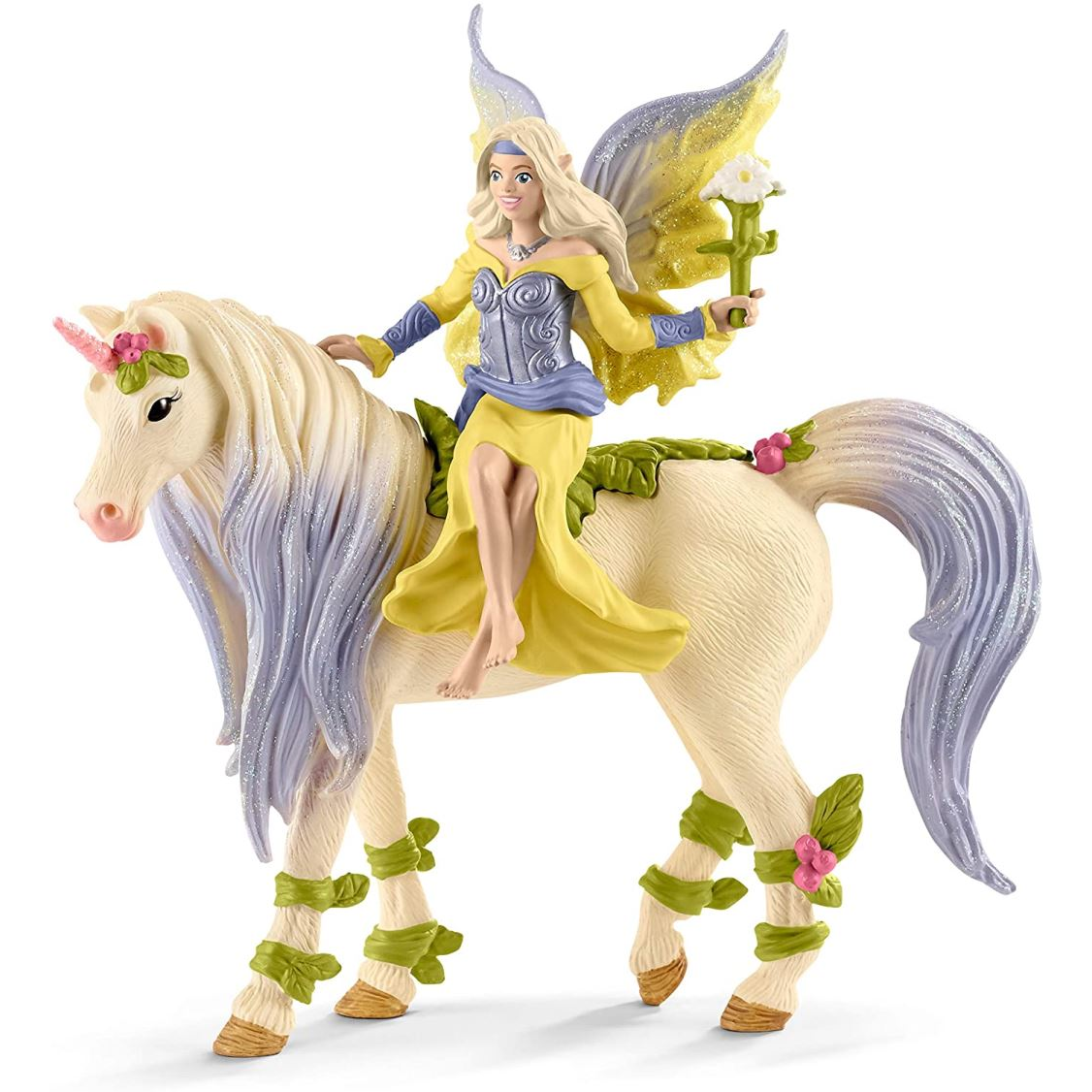 Schleich Fairy Sera virágos unikornissal (70565) (sch70565)