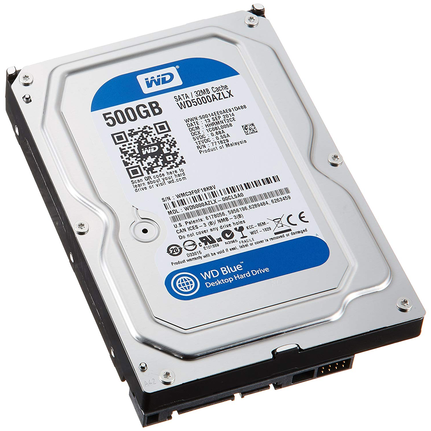 Pevný disk Western Digital Blue WD5000AZLX 500GB SATA III 3,5