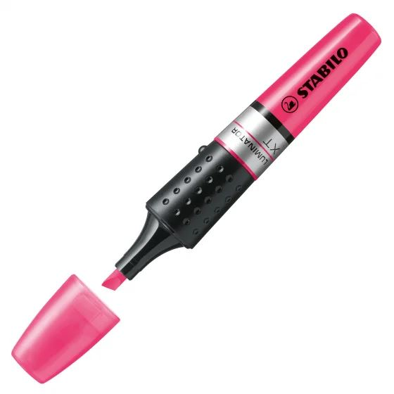 STABILO Luminator speedmarker 1 stk Mejselspids Lyserød