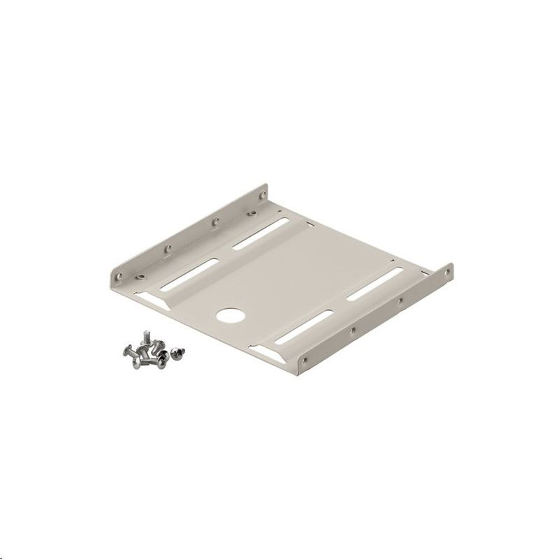Goobay SSD/HDD beépítő keret 2,5"-> 3,5" bézs (94343) (goobay94343)