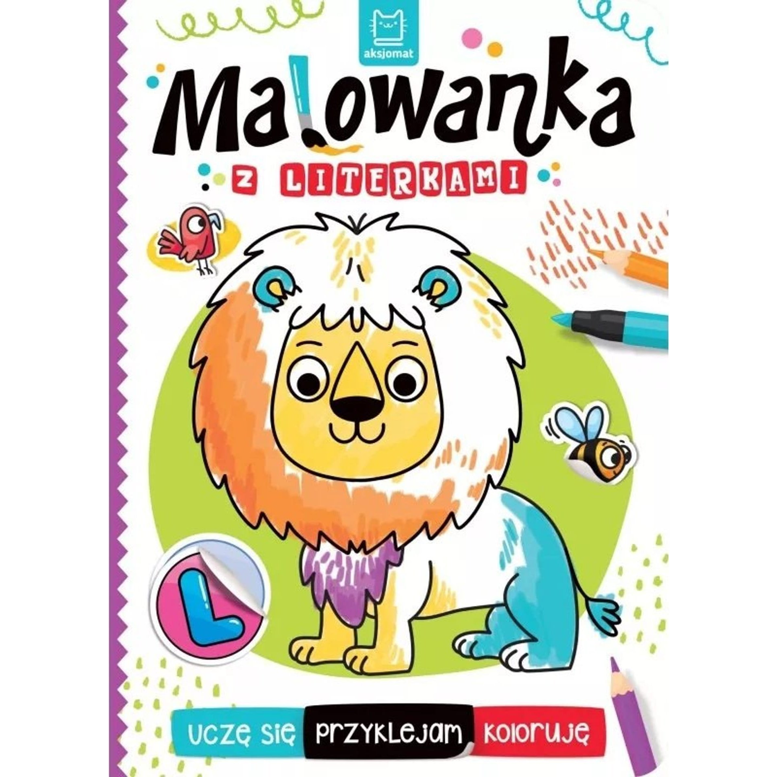 Aksjomat Malowanka z literkami - Színezési társasjáték