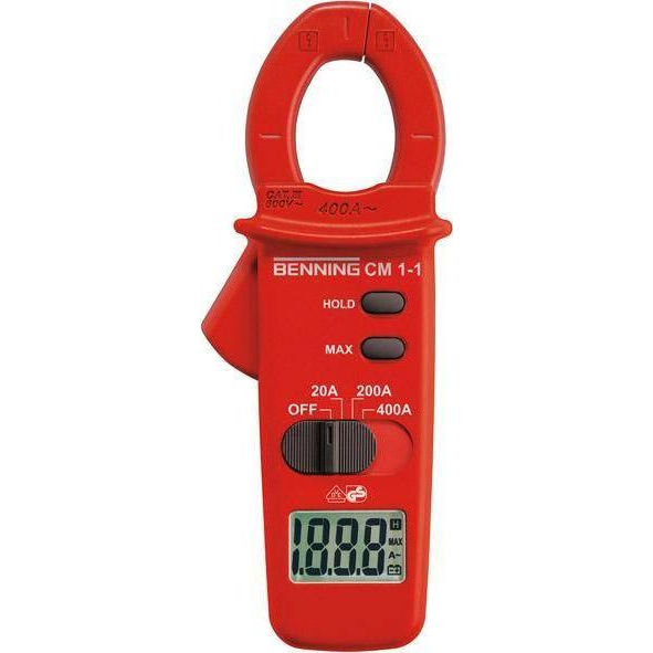 AC váltóáramú lakatfogó, 400A/AC Benning CM 1-1