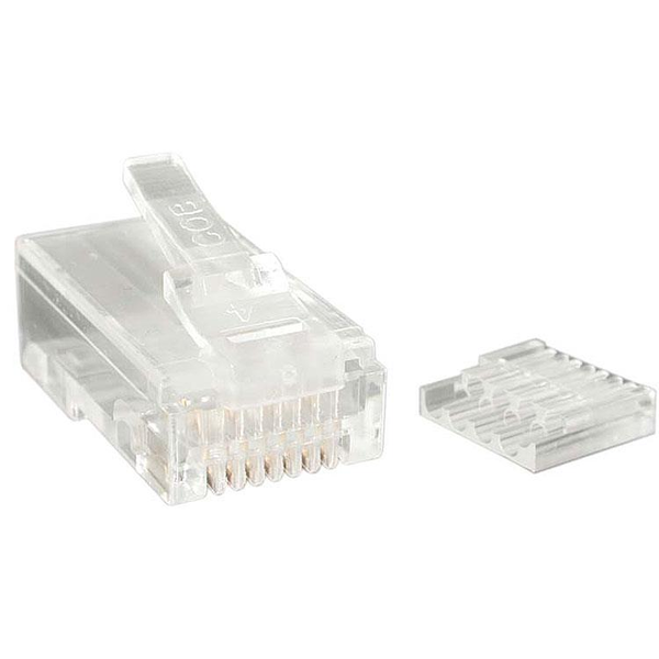 StarTech.com CRJ45C6STR50 конектор за кабели RJ-45 Прозрачен
