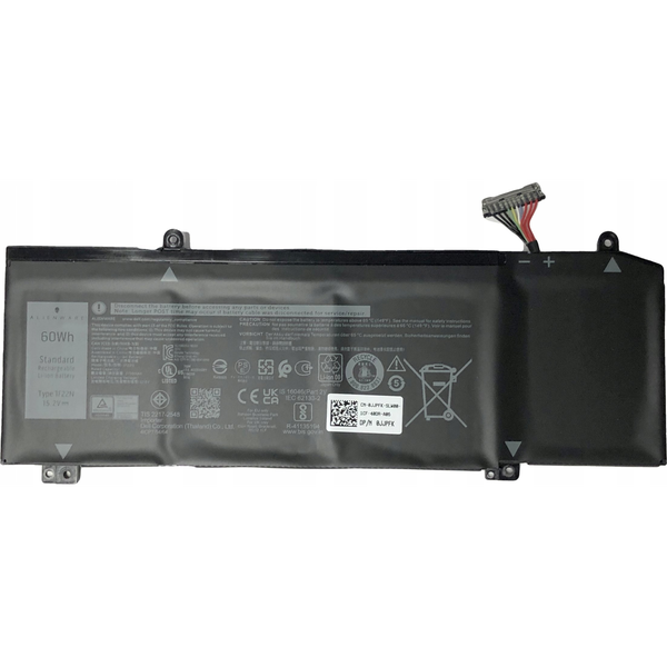 Akkumulátor laptophoz Dell lítium-ion 60 Wh 15,20 V