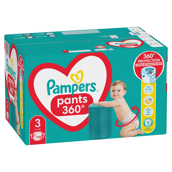 Pampers Pants 360 Pelenka 3-as 6-11kg - 128db