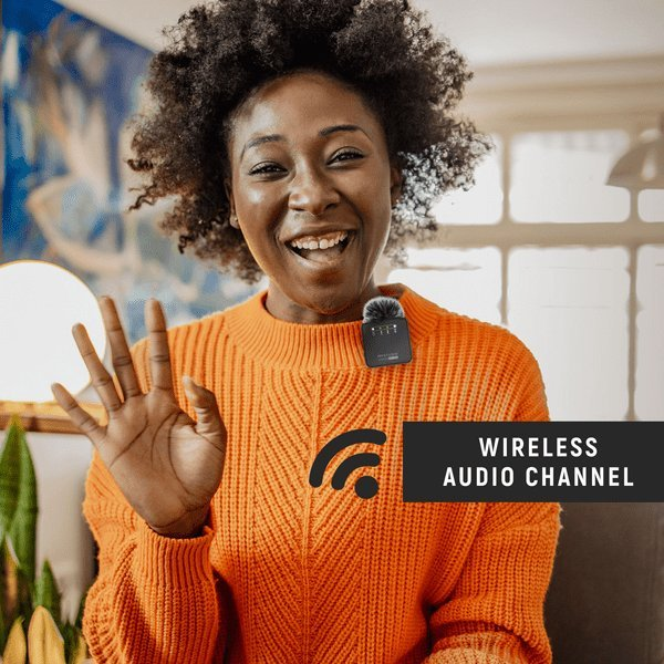 MyStudio Wireless 2,4GHz Mic Uno Csiptetős Mikrofon készlet 2db