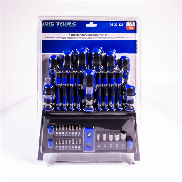 Iris Tools DT-39-127 Csavarhúzó készlet (39 db / csomag) (DT-39-127)