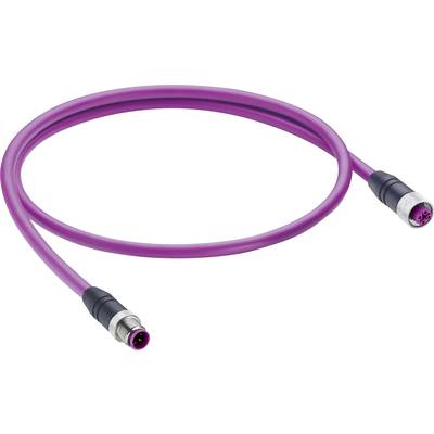 Belden 51066-1 Érzékelő-/működtető adatösszekötő, konfekcionált M12 Alj, egyenes 0.60 m Pólusszám: 5 1 db (51066-1)