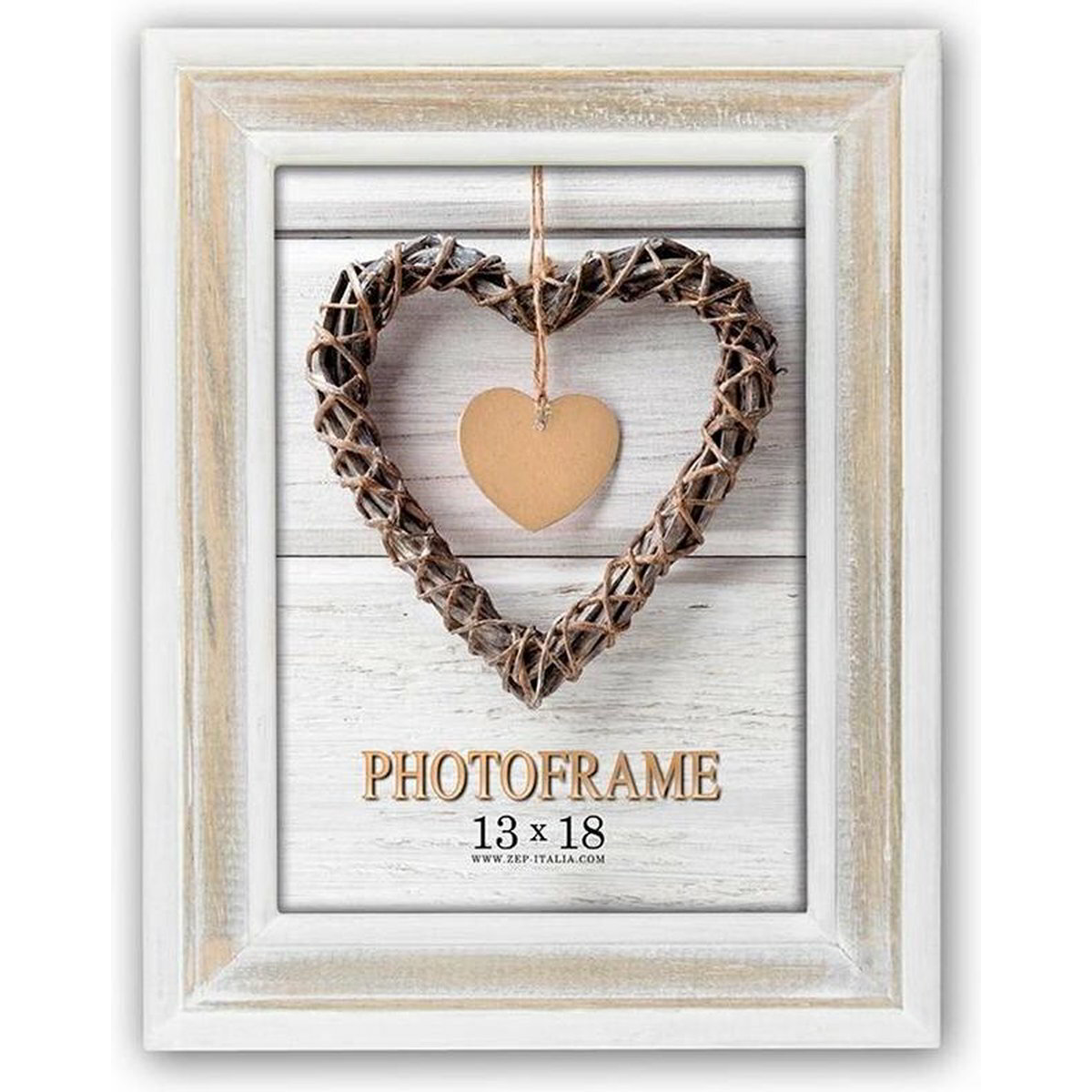 ZEP EZ557 Zacapa 18x23 Képkeret - Fehér/barna (EZ557)