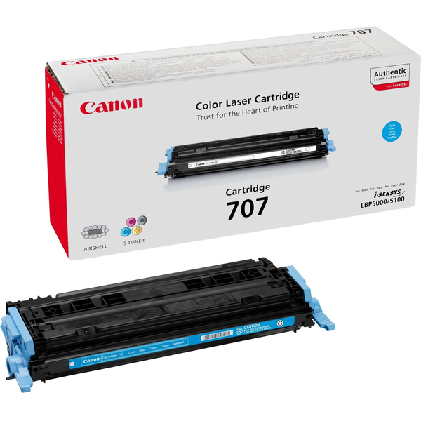 Canon 707 tonerpatron 1 stk Original Blå
