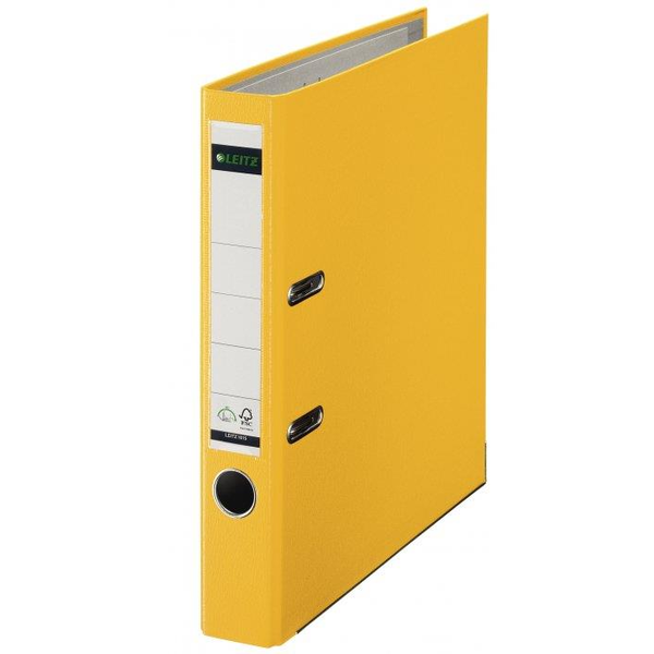 Leitz 180° Plastic Lever Arch File raccoglitore ad anelli A4 Giallo