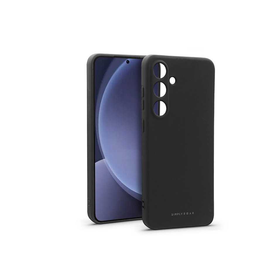 Roar Space szilikon tok - Samsung SM-S936 Galaxy S25+ - fekete (KC341762)