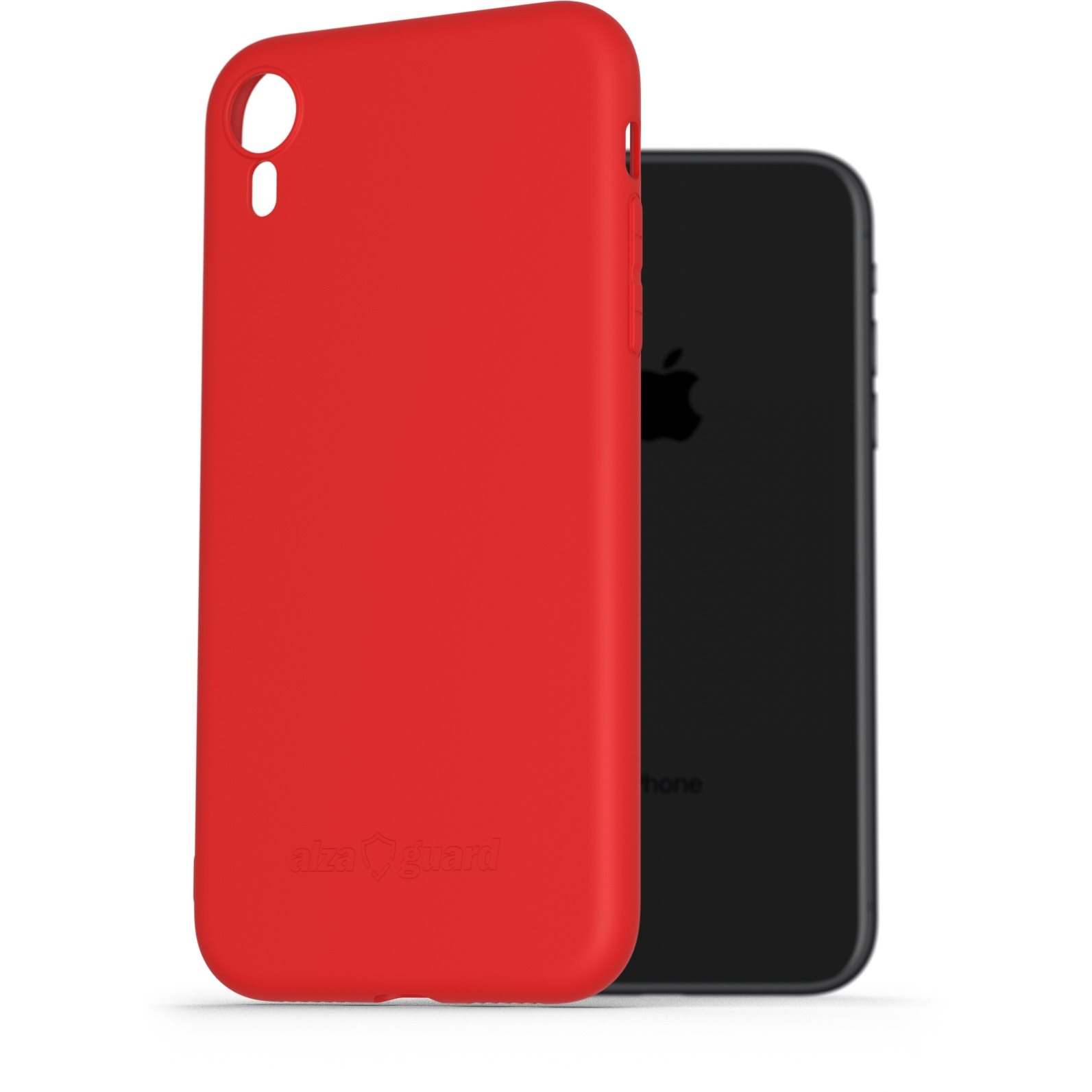 AlzaGuard Matte iPhone XR piros TPU tok (AGD-PCT50R)