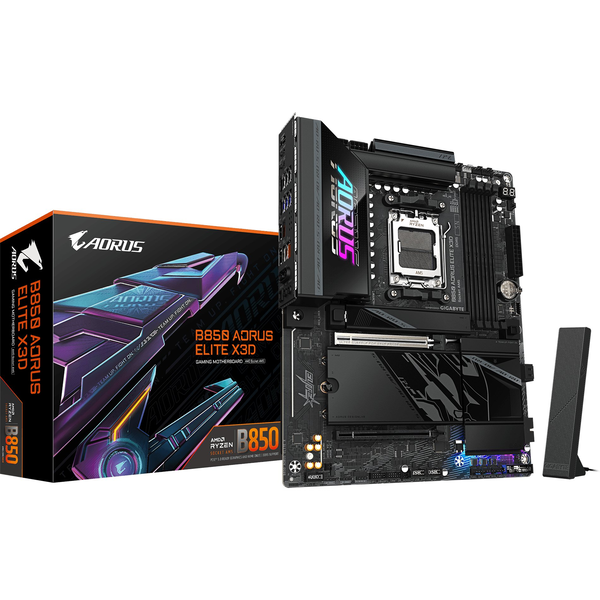 GIGABYTE B850 AORUS ELITE X3D AMD B850 Sokkel AM5 ATX