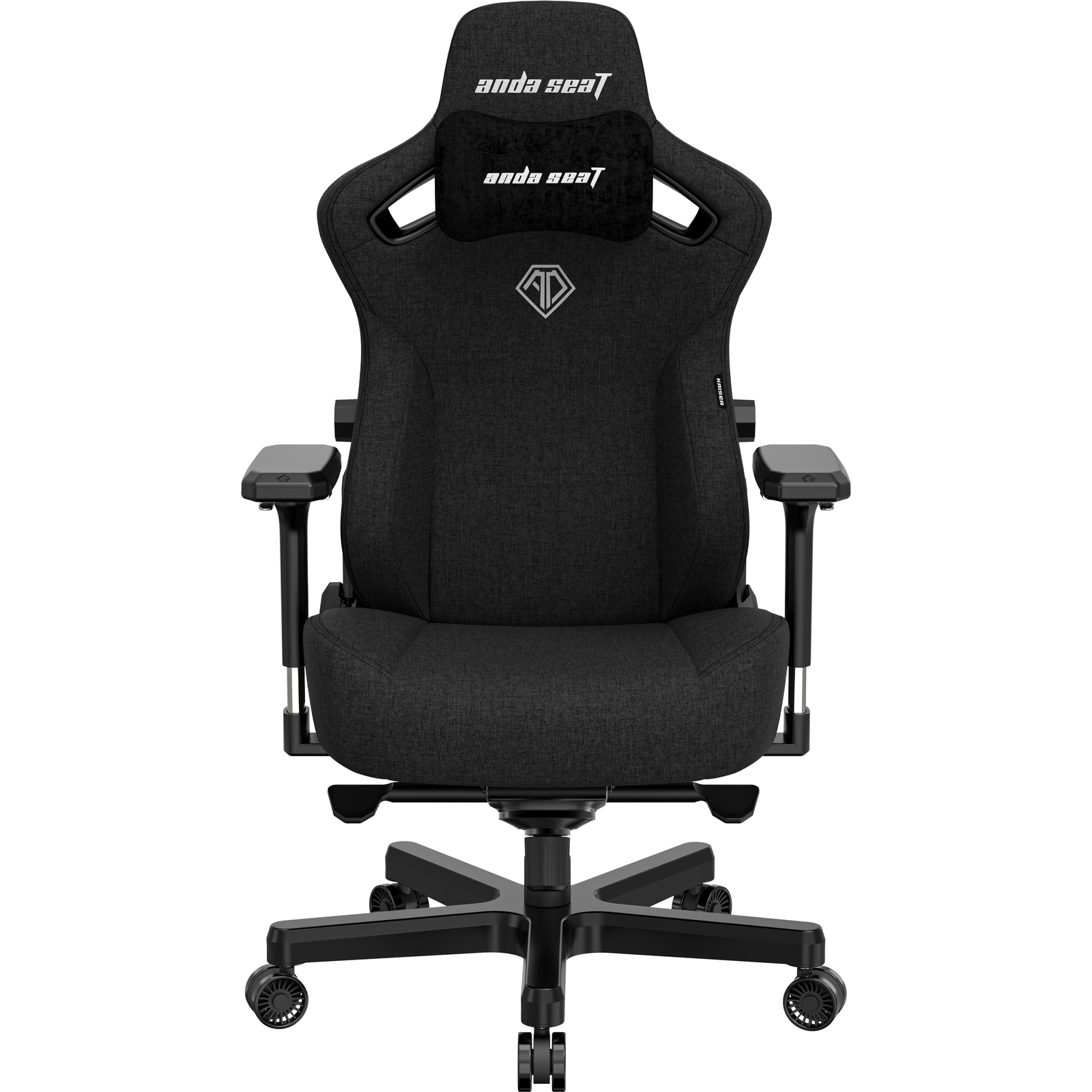Anda Seat Kaiser Series 3 Premium Gaming Chair - L Black Fabric (AD12YDC-L-01-B-CF)