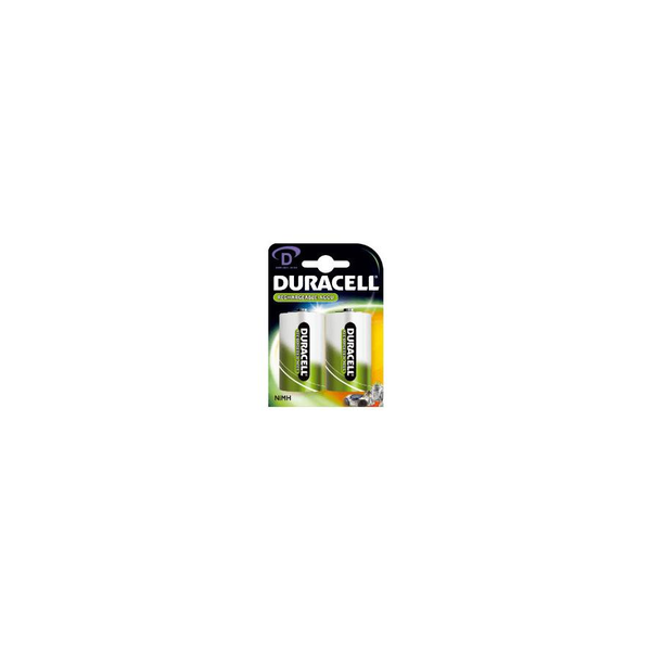 Акумулаторни батерии Duracell D, 2200mAh, 2 броя