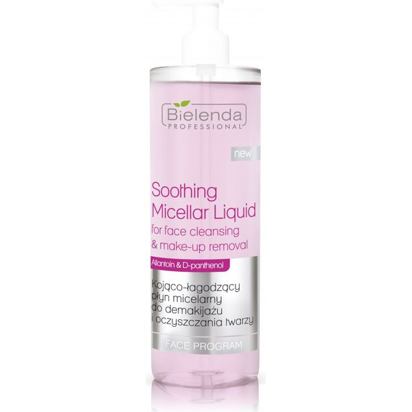 BIELENDA Soothing in pomirjujoč micelarni fluid za odstranjevanje ličil in čiščenje obraza 500 ml