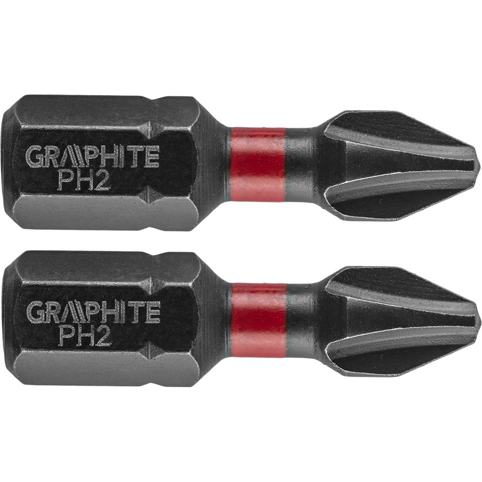 GRAPHITE 56H501 Torziós Ütvecsavarozó Bit PH2X25mm, 2db (56H501)