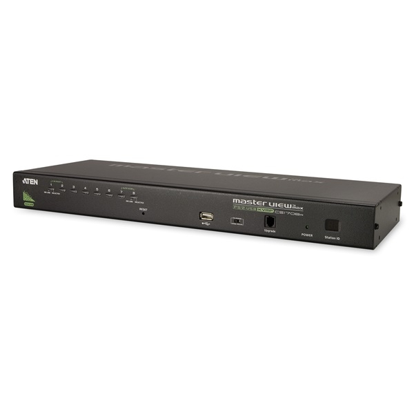 ATEN CS1708A KVM Switch Stativ-montering Sort