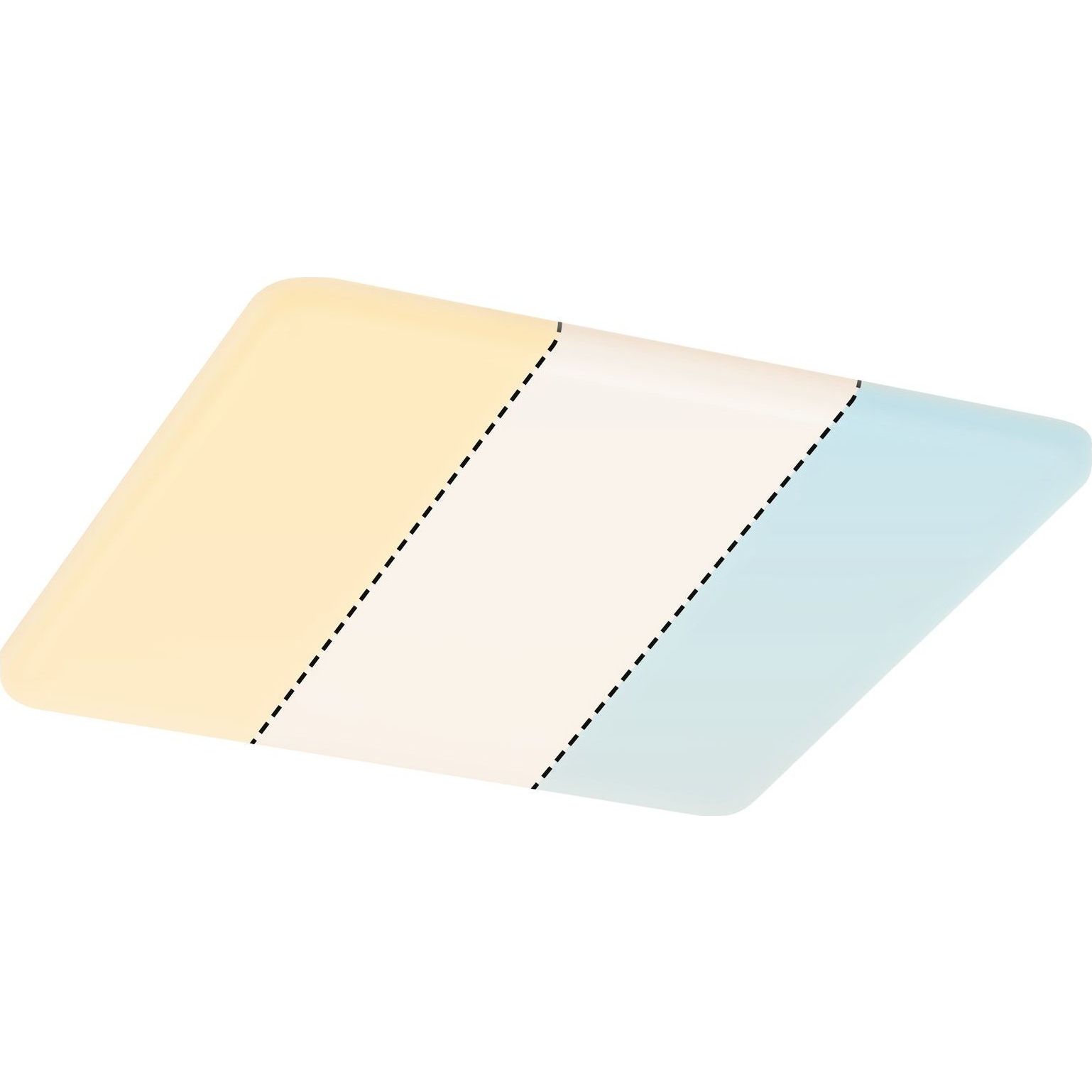 Paulmann 95380 Veluna Varifit LED panel, négyzet, white switch, üveg, 3000K-6500K változtatható, beépített LED, 1900 lm, IP44 (PL95380)