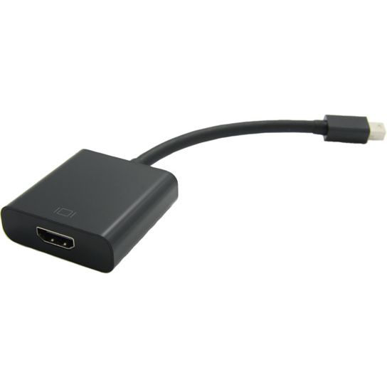 Value Mini DisplayPort / HDMI Átalakító kábel Mini DisplayPort dugó, HDMI-A alj 0.15 m Fekete 12.99.3129 DisplayPort kábel