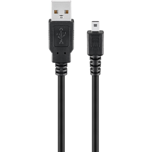 Cable Usb 2.0 Tipo A-m Mini Usb 8pines-m 1.8m