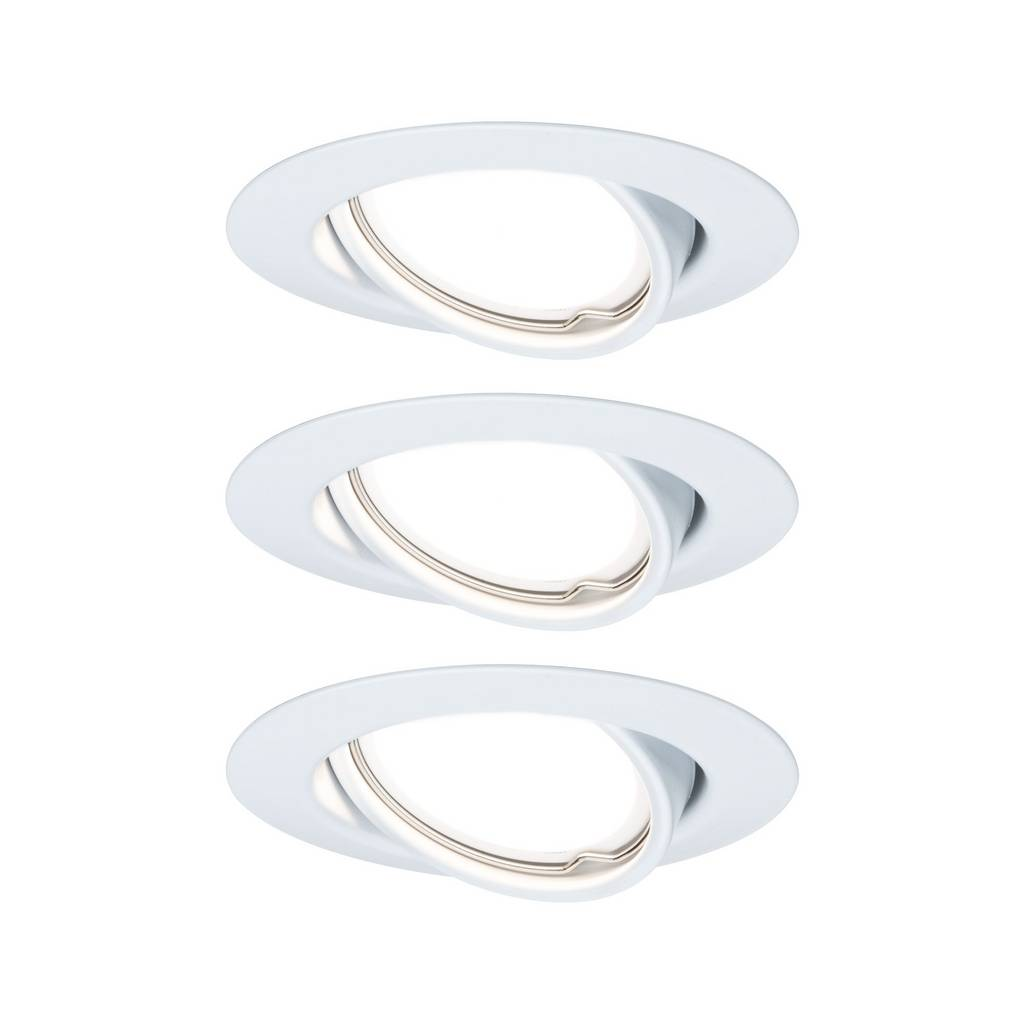 Paulmann Base LED прожектор за вграждане 3 3-Step-dim white