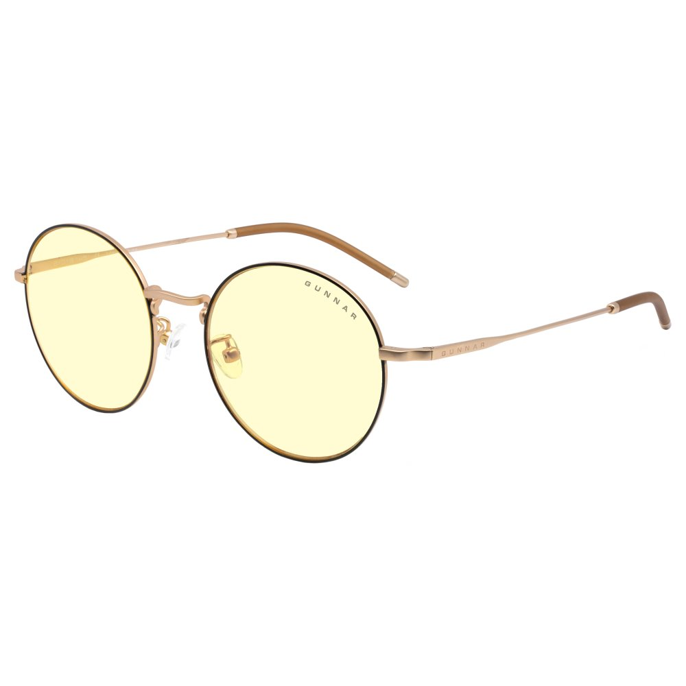 Gunnar ELLIPSE Amber BLF 65 Kékfény szűrő szemüveg +0,2 D - Fekete / Arany (ELL-10901)