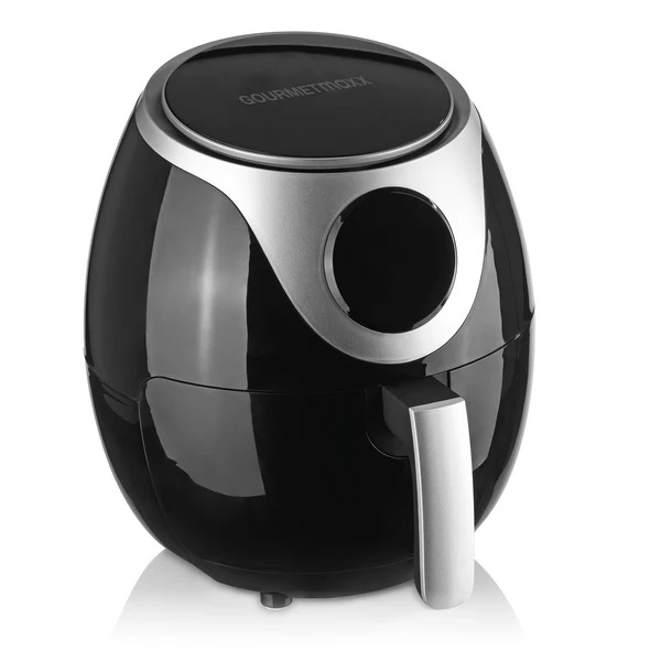 GOURMETmaxx 03543 AirFryer Forrólevegős sütő 3L 1300 Watt - Fekete (03543 FORRÓ LEVEGŐS FR)